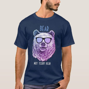 Camiseta BEAR Personalizado NÃO DEDDY BEAR Presente Para H