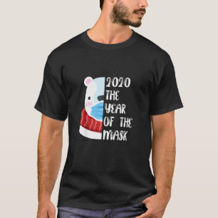 Camiseta Bear Quarantine Natal 2020 O Ano Da Mas