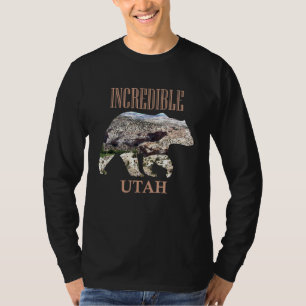 Camiseta Bear Silhouette Incrível Utah Escalante Wilderne