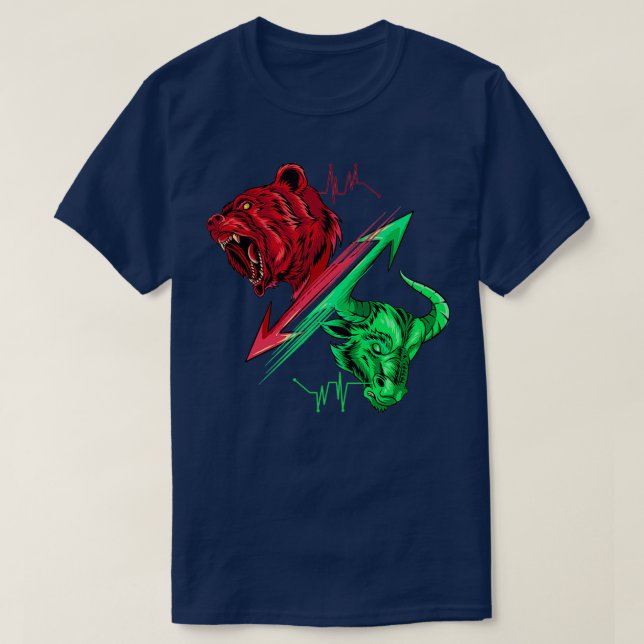Camiseta Bear vs Bull Trading (Frente do Design)