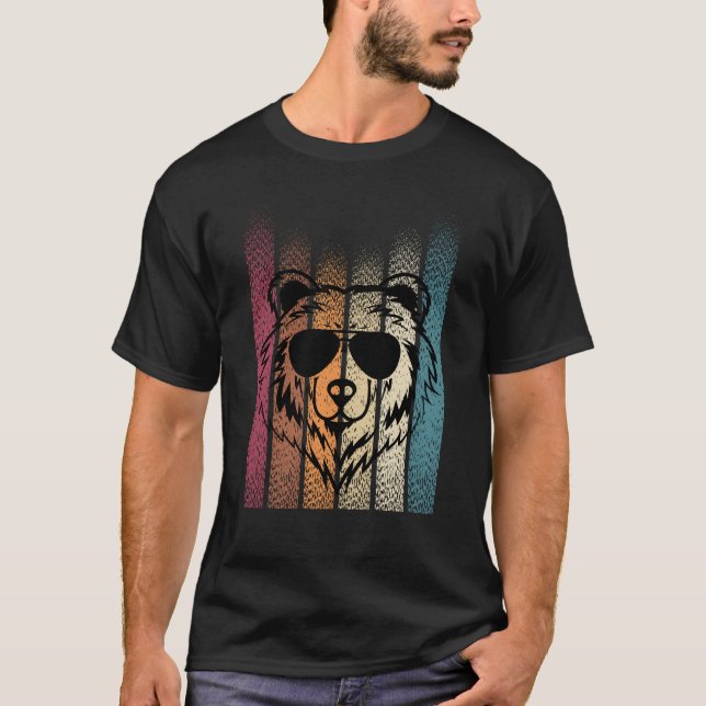 Camiseta Bear With Sunglasses (Frente)