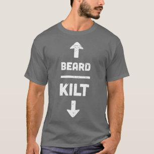 Camiseta Beard amp Kilt Scottish Design