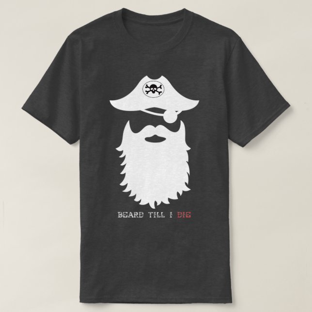 Camiseta Beard até eu morrer 3 (Frente do Design)