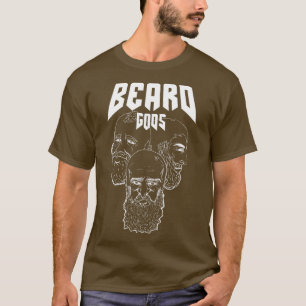 Camiseta Beard Deuses Beard Alugueiros Não Têm Barba Engraç