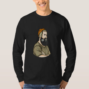 Camiseta Beard I Sloth Hipster Hairdresser Lazy Beard Grot