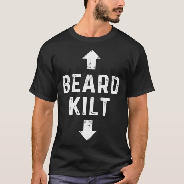 Camiseta Beard Kilt Scottish (Frente)