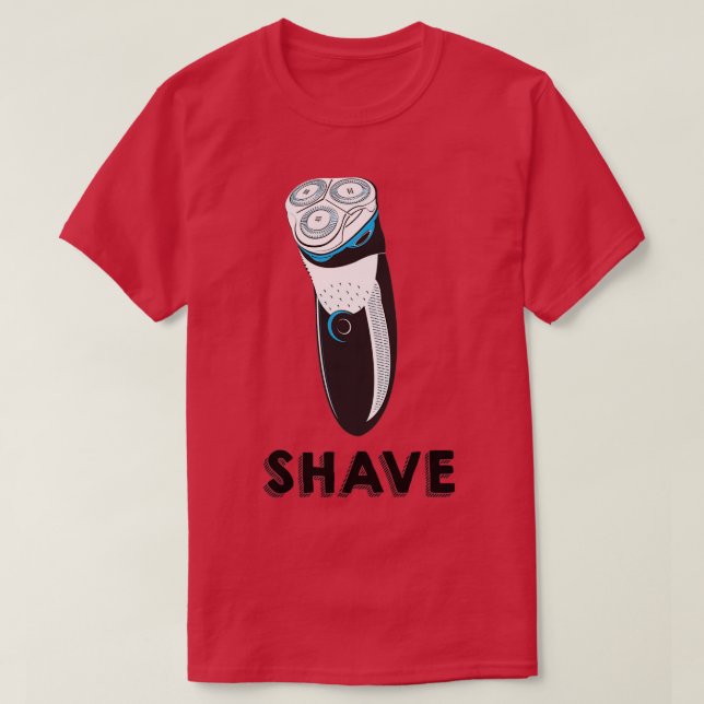 Camiseta Beard Shave Razor (Frente do Design)