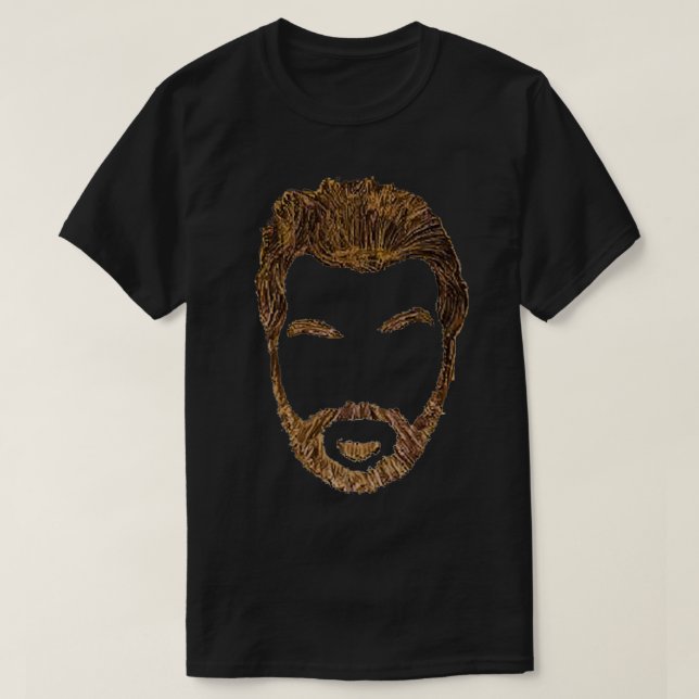 Camiseta Bearded 1 (Frente do Design)