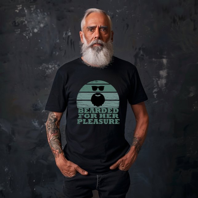 Camiseta Bearded cita barba engraçada dizendo presentes (Criador carregado)