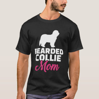 Camiseta Bearded Collie Mãe