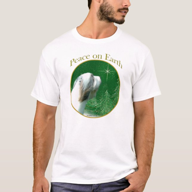 Camiseta Bearded Collie Peace (Frente)