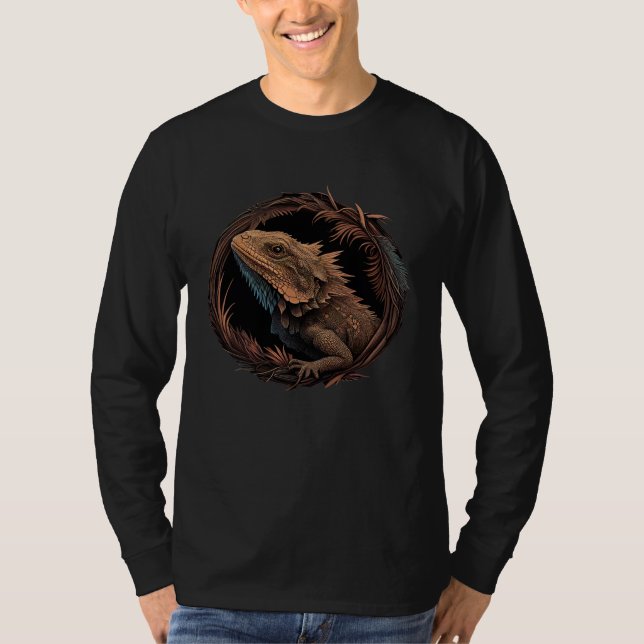 Camiseta Bearded Dragon Animal  Wildlife Bearded Dragons  1 (Frente)