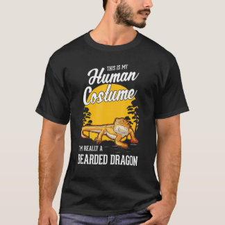 Camiseta Bearded Dragon Human Costume Halloween Bearded Dra