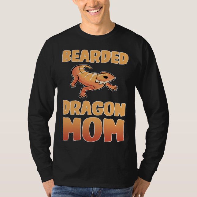 Camiseta Bearded Dragon Mom   Mother Day (Frente)