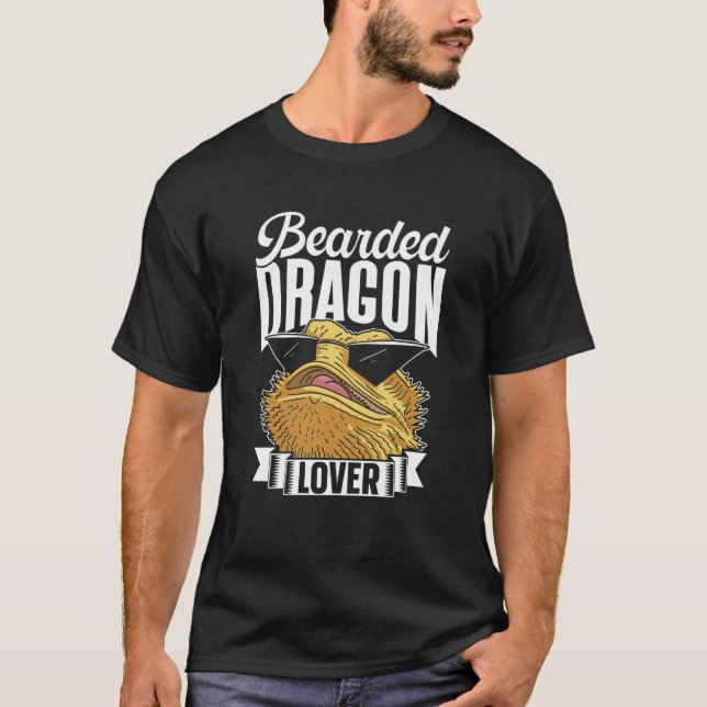 Camiseta Bearded Dragon Reptile Pet Animal (Frente)