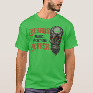 Camiseta Bearded Skull 5