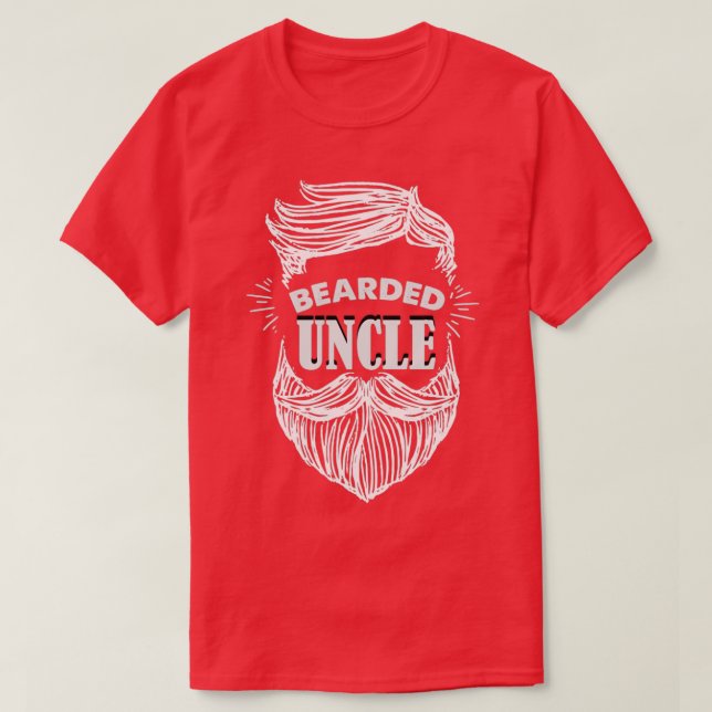 Camiseta Bearded Uncle 2 (Frente do Design)