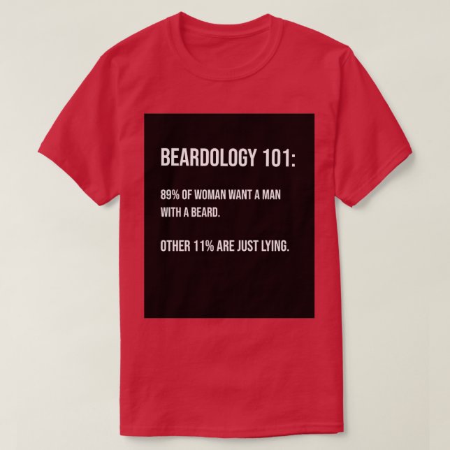 Camiseta beardologia 1 (Frente do Design)