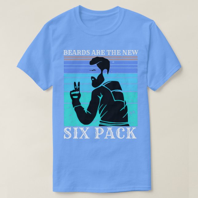 Camiseta Beards Are The New Six Pack 21 (Frente do Design)