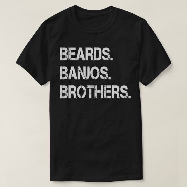 Camiseta Beards Banjos Brothers 1 (Frente do Design)