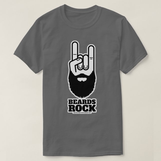 Camiseta Beards Rock (Frente do Design)