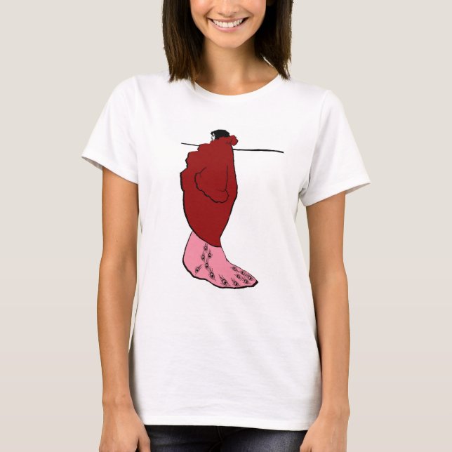 Camiseta Beardsley - mulher no toalete (Frente)
