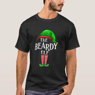 Camiseta Beardy Elf Matando Família Engraçado Festa de Na