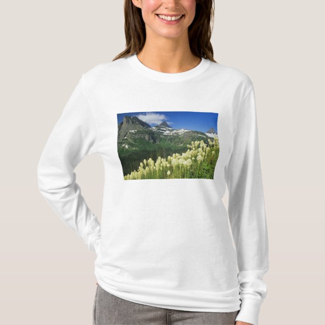 Camiseta Beargrass perto de Logan Pass no Parque Nacional G (Frente)