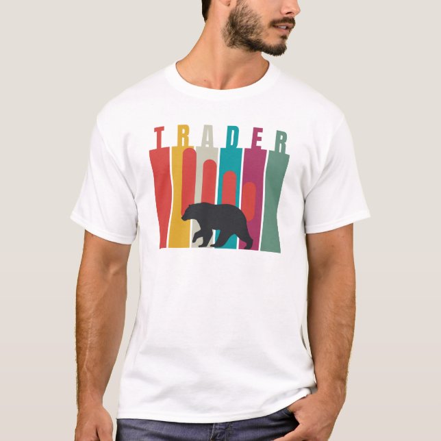 Camiseta Bearish market | Trader | Simple design (Frente)