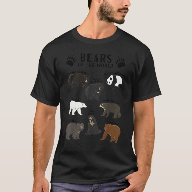 Camiseta Bears Species Of The World Cute Polar Bear (Frente)