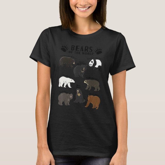 Camiseta Bears Species Of The World Cute Polar Bear (Frente)
