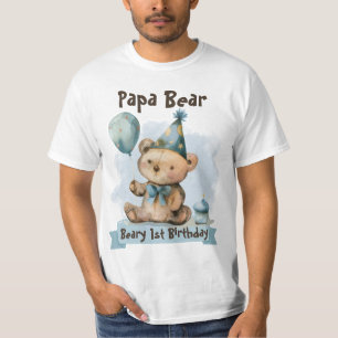 Camiseta Beary 1º Aniversário - Papai Urso