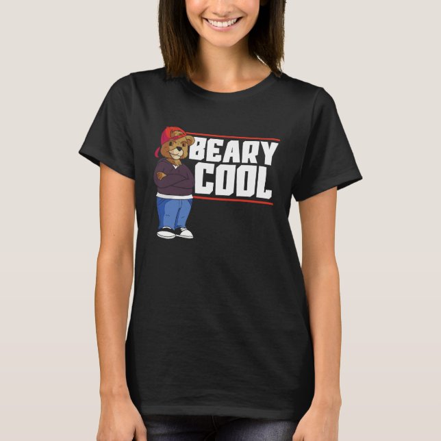 Camiseta Beary Cool Bear Lover Wildlife Animal Bear 1 (Frente)