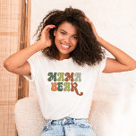 Camiseta Beary Cute Woodland Chá de fraldas<br><div class="desc">Avise a todos quem é o Urso da Mama com esta camisa retrô de floresta! Veja a coleção inteira para mais itens correspondentes!</div>