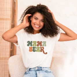 Camiseta Beary Cute Woodland Chá de fraldas