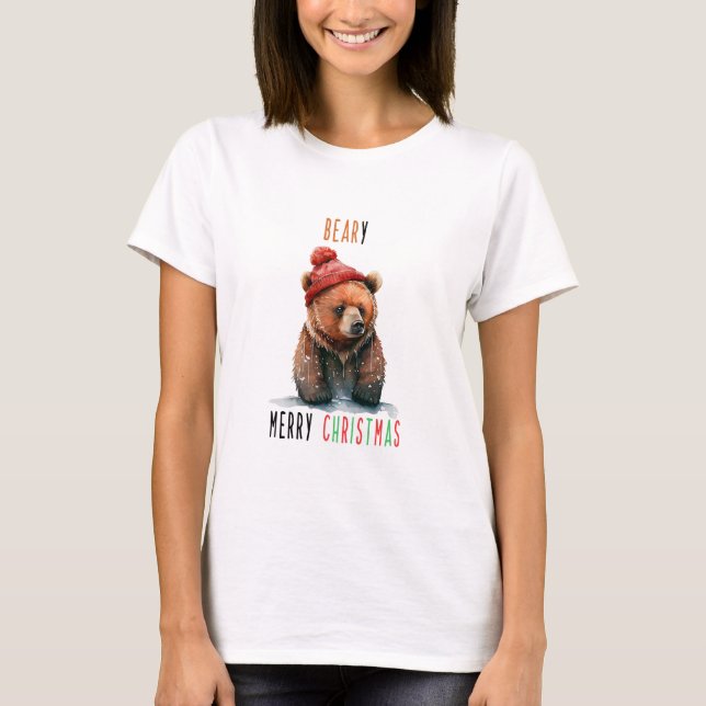 Camiseta Beary Felry Christmas (Frente)