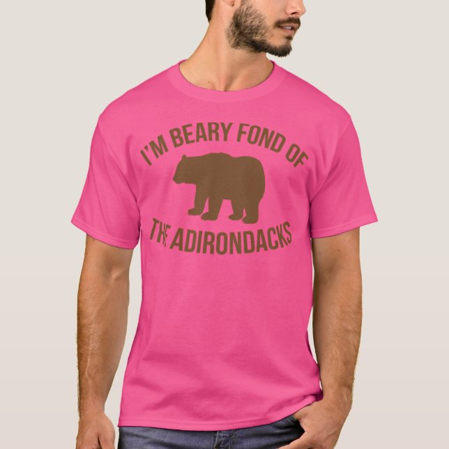 Camiseta Beary Fond Das Montanhas Adirondack Baseball S (Frente)