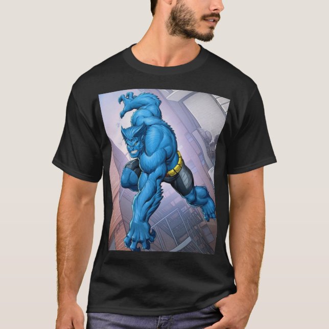 Camiseta Beast – Blue Fury of the X‑Men (Frente)