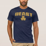 Camiseta "Beast" - Defesa Irlandesa<br><div class="desc">Quer esteja parando a ofensa no 4º andar ou batendo na sala de peso,  avise a todos que você acertou no DURO.</div>