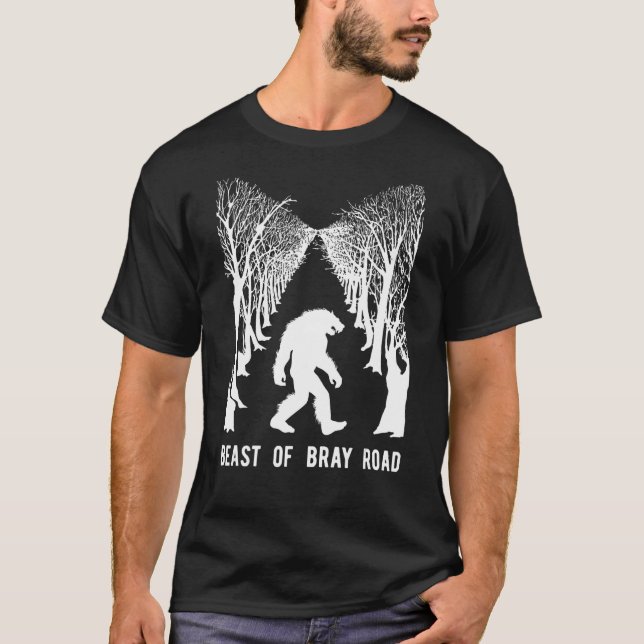 Camiseta Beast Of Bray Road Wisconsin Canine Cryptid Werewo (Frente)