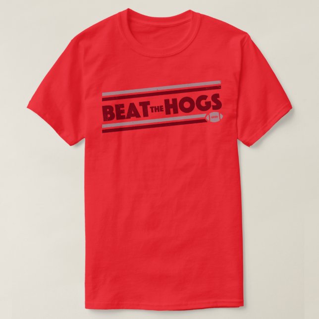 Camiseta Beat the Hogs Vintage Aggie Gameday (Frente do Design)