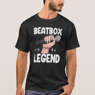 Camiseta Beatboxe Legenda Mulheres Engraçadas Amantes de Gr
