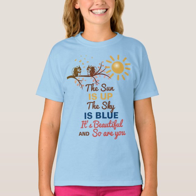 Camiseta Beatles - cara Prudência - The Sun está acima (Frente)