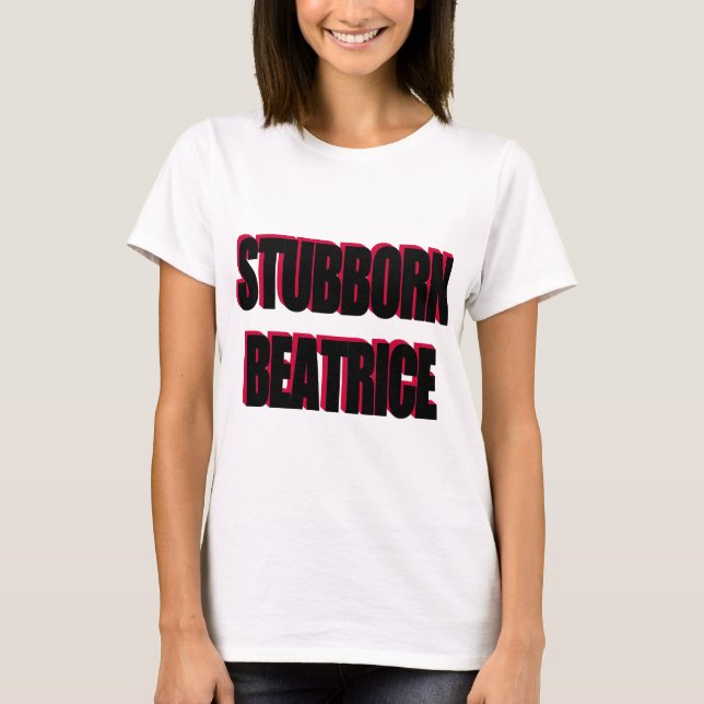 CAMISETA BEATRIZ TEIMOSA (Frente)