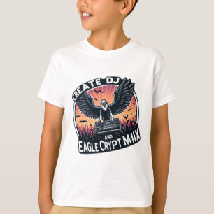 Camiseta Beats Cripticos: Eagle DJ em Voo"