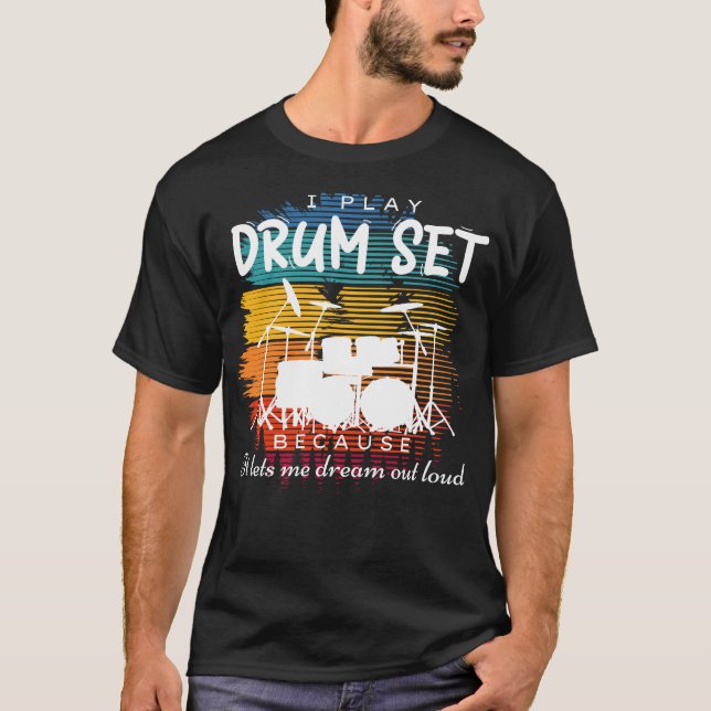 Camiseta Beats of Imagination: Drum Define Sonhos Sinfonia (Frente)