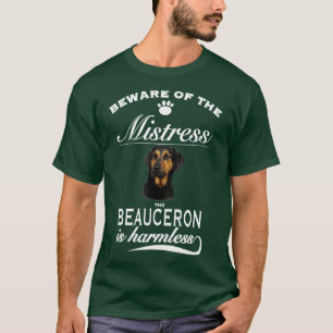 Camiseta Beauceron está atento à senhora Beauceron