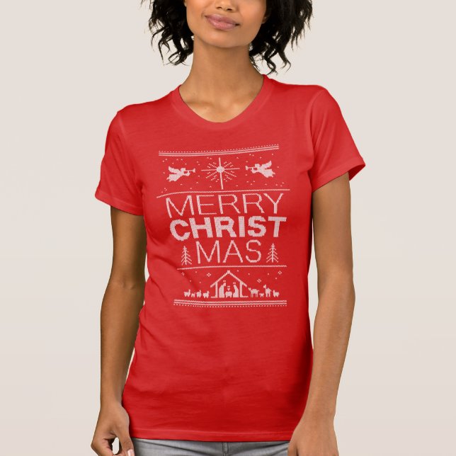 Camiseta Beauly Ugly Felry Natal Sweater Christian (Frente)