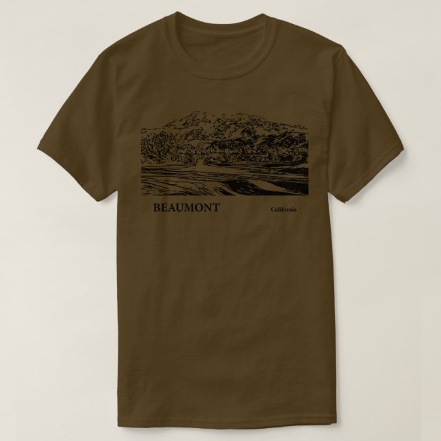 Camiseta Beaumont California TShirt 2 (Frente do Design)