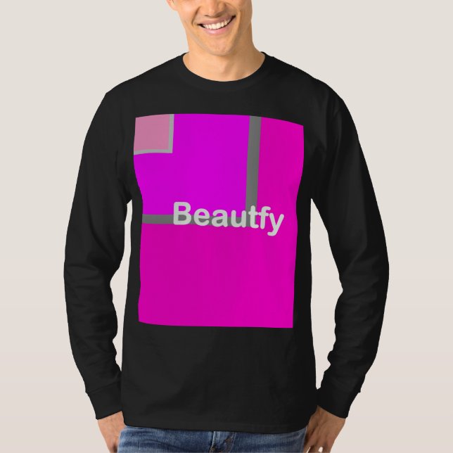 Camiseta Beautfy, homens ou mulheres (Frente)
